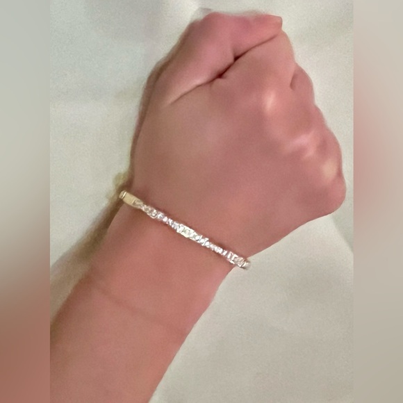 Swarovski Crystal and Gold Bracelet - Picture 6 of 16